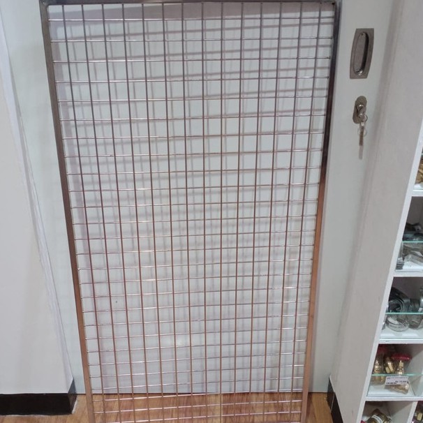 Kawat RAM BRC Chrome 60 X 120 cm Gantungan Aksesories Sparepart Dagangan Pernak Pernik