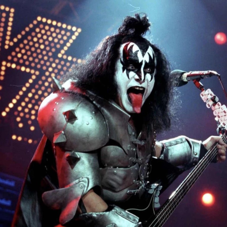 Topeng Kiss Gene Band Punk Mask Cosplay