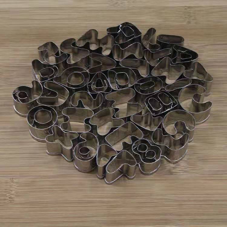 SET Cookie Cutter Stainless Steel / Cookie Cutter Huruf Angka /  Cookie Cutter Kombinasi