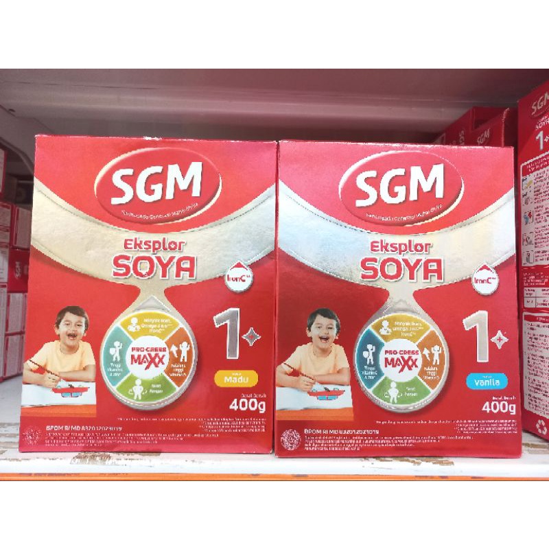 SGM EKSPLOR SOYA 1+  400gram