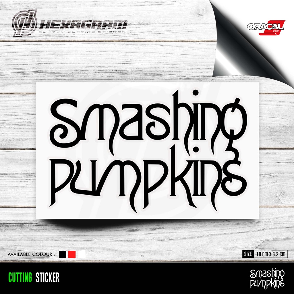 Cutting Sticker Smashing Pumpkins | Stiker Cutting Smashing Pumpkins
