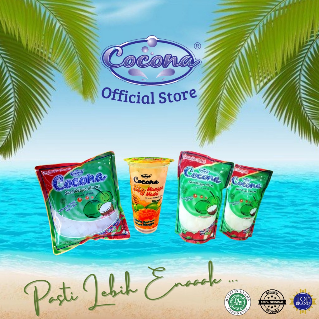 

COCONA PAKET HEMAT (1KG+CPO+CUP BIG MANGGA MADU)