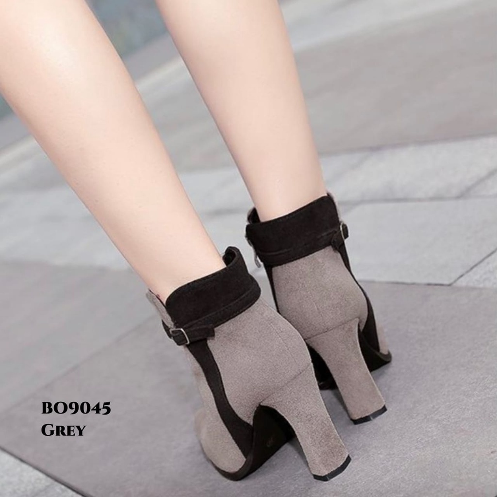 PRF Sepatu Heels Boots Korea BO9045