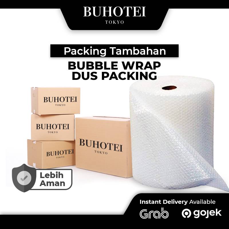 

Tambahan packing + bubble wrap / Kardus dus agar paket lebih aman dan safety