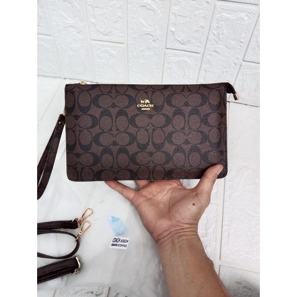 clutch coach 6563  selempang signature 3 ruang,