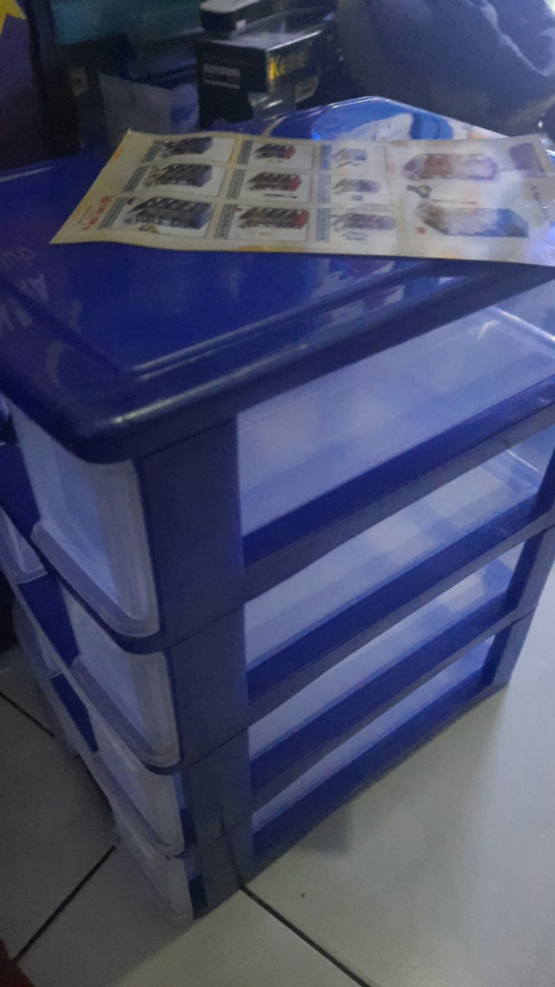 Komet Star Mini Container Victory Susun 4 M / Laci Mini / Laci Plastik