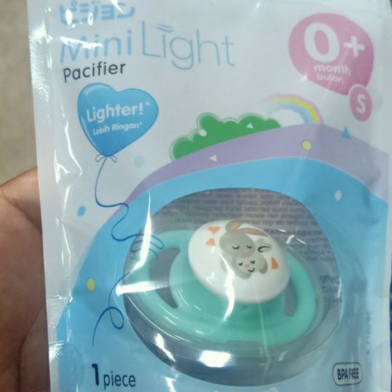 Empeng Pigeon Bayi (0-6) bulan/mini Light Pacifier Size S M L