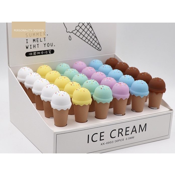 ILAHUI Gel Pen Ice Cream / Stationery