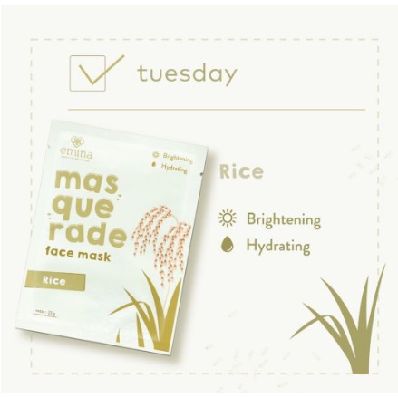 Emina Masquerade Face sheet Mask masker emina