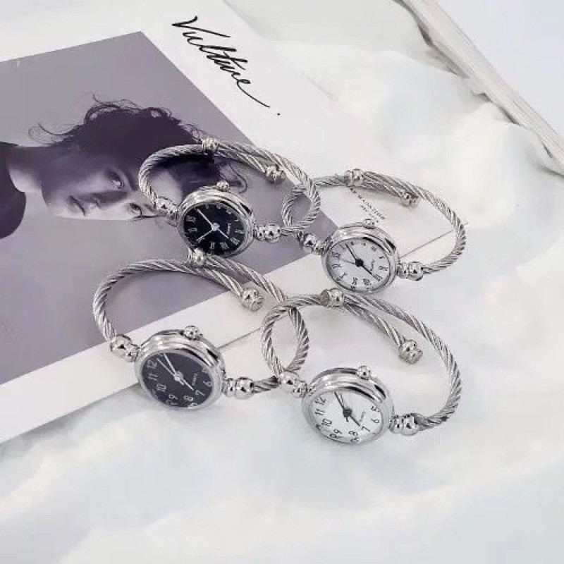 jam tangan gelang silver gsi jam tangan fashion