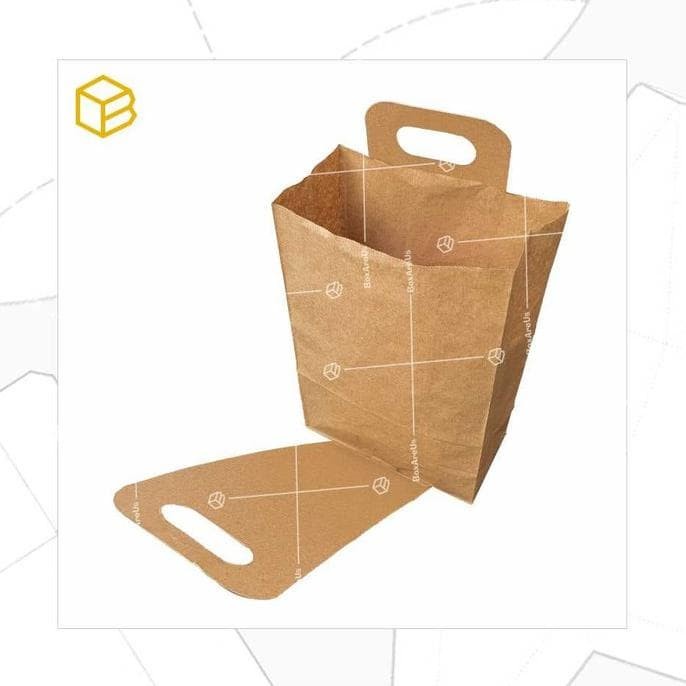 

(TERLARIS) Paper Bag Kantong Roti Lunch Paperbag Kraft Polos - PBFH3020 - F