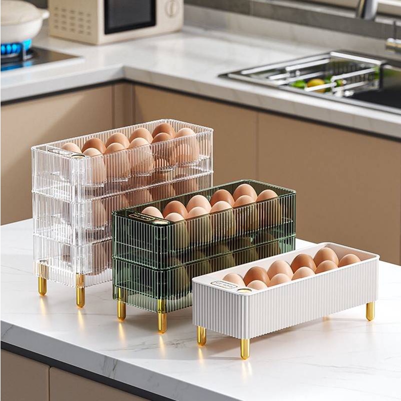 Tempat Penyimpanan Telur Kotak Simpan Telur Rak Telur / Egg Storage Box