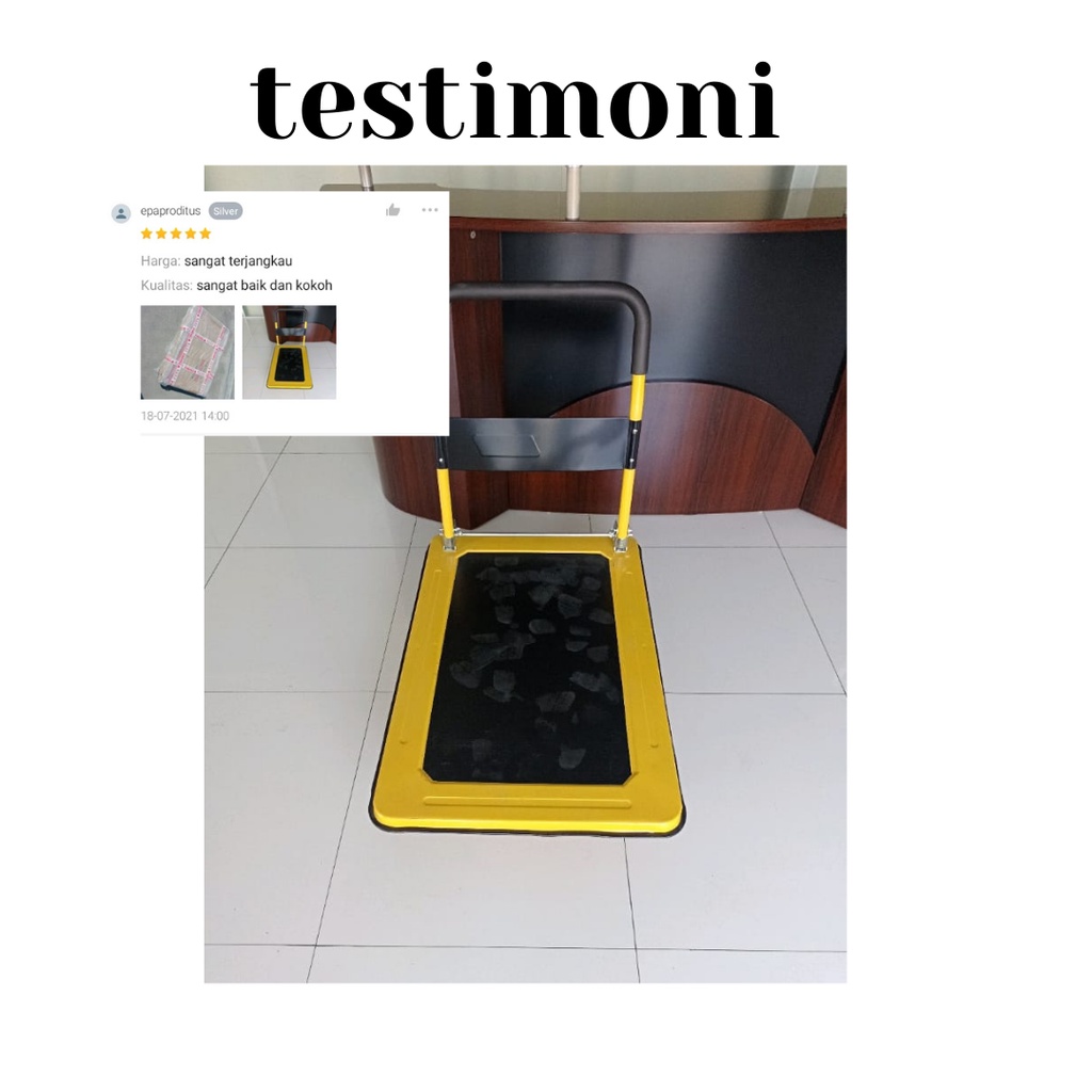 handtruck besi 300 kg/ troli angkut 60x90 200-300 kg