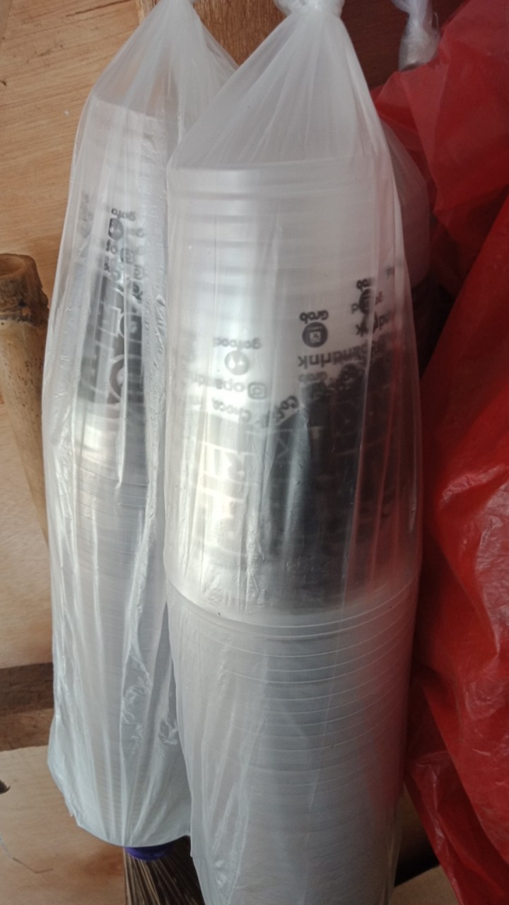 Sablon Gelas Cup Plastik 16oz 7 Gram Minimal Order 1000