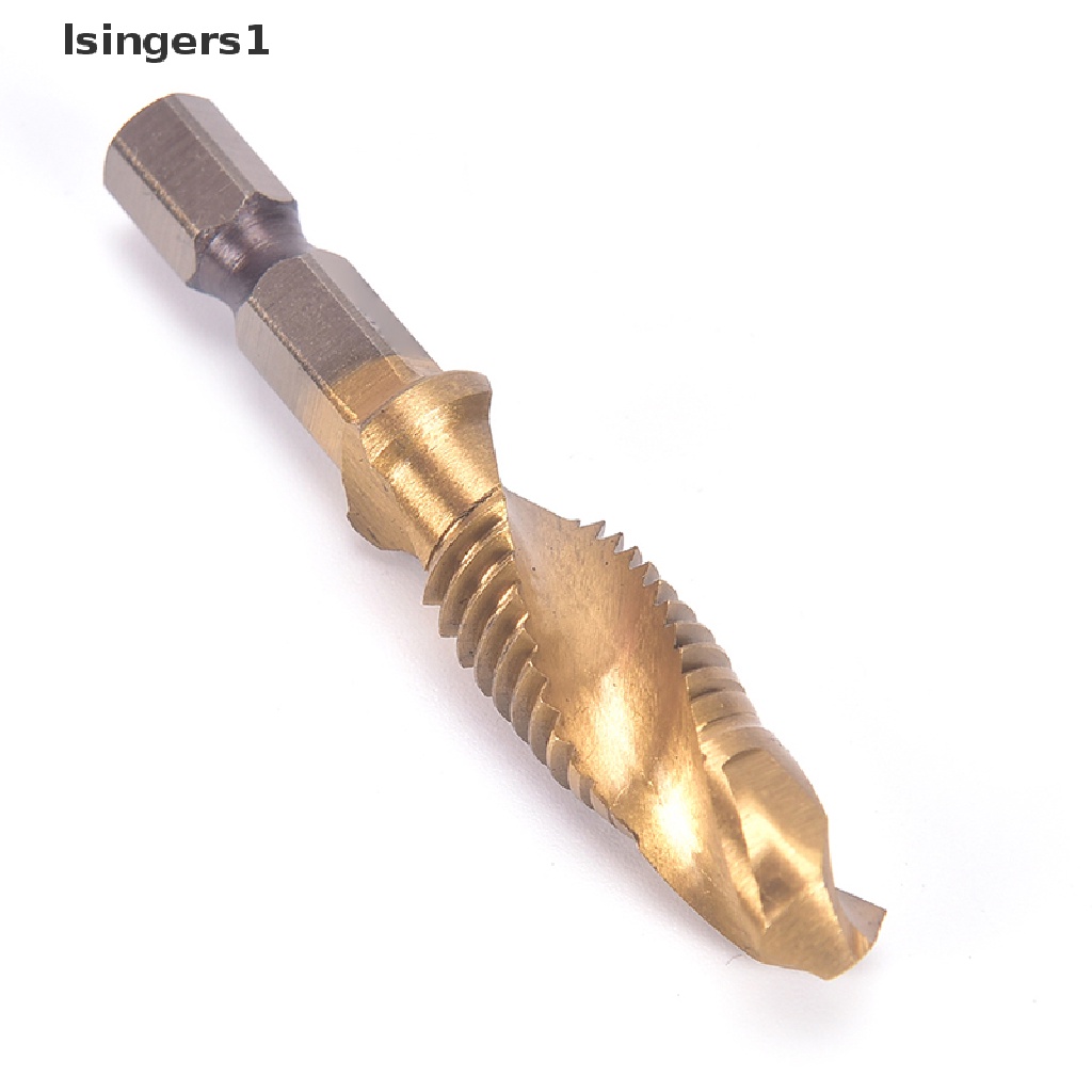 (lsingers1) M3-m10 Mata Bor Hex Shank HSS Lapis Titanium Bits