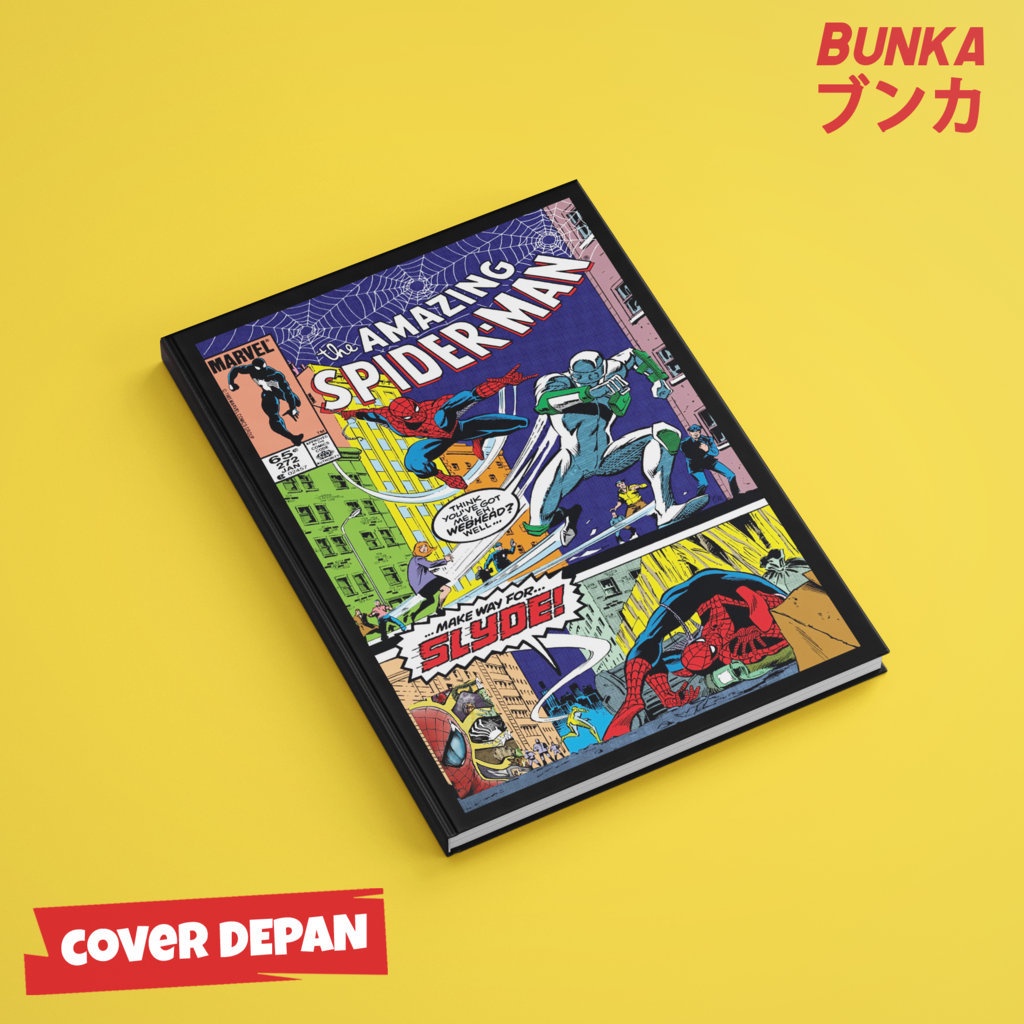 

Notebook Marvel The Amazing Spiderman 2 Hardcover A5 Skin Buku Tulis Catatan Notes Agenda Planner Jurnal