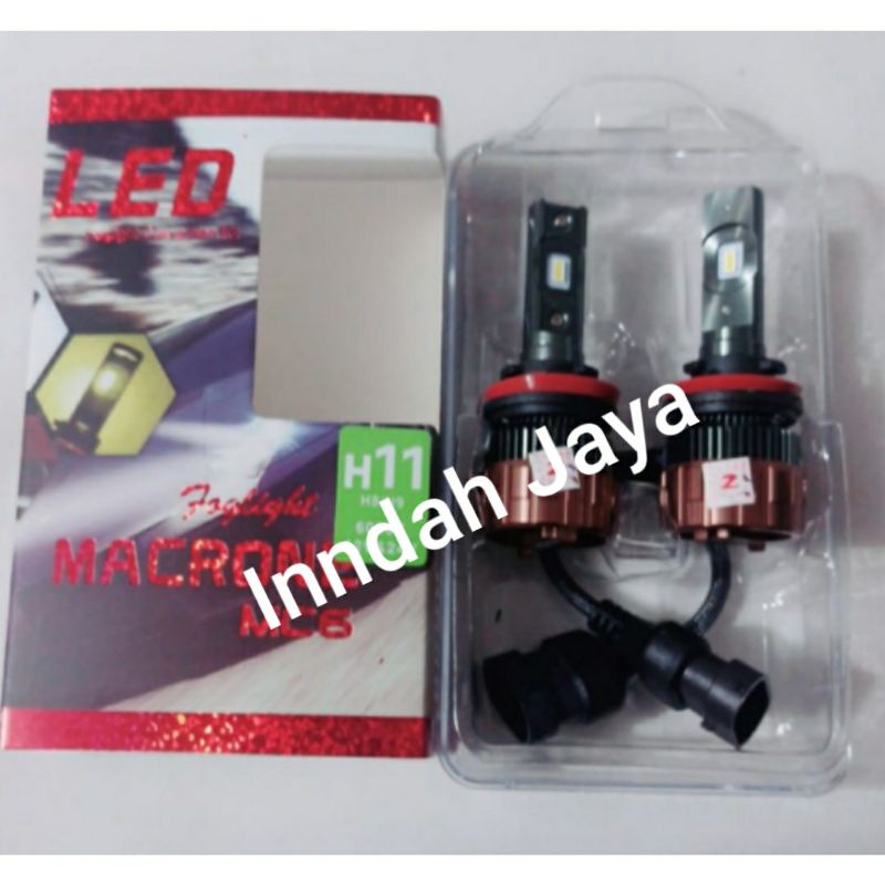 Led Foglamp H11 Macrone New / Lampu Fog Lamp H11