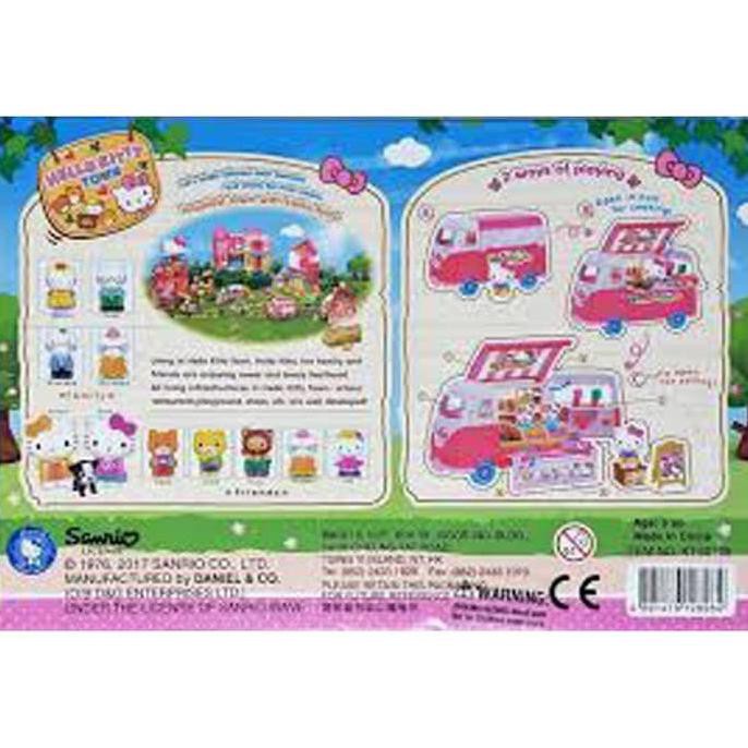 Mainan Anak Sanrio Hello Kitty Snack Camper Van Krystalfxshop