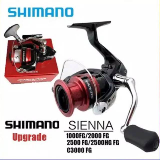REEL PANCING SHIMANO SIENNA 2019 : 500FG -  4000FG