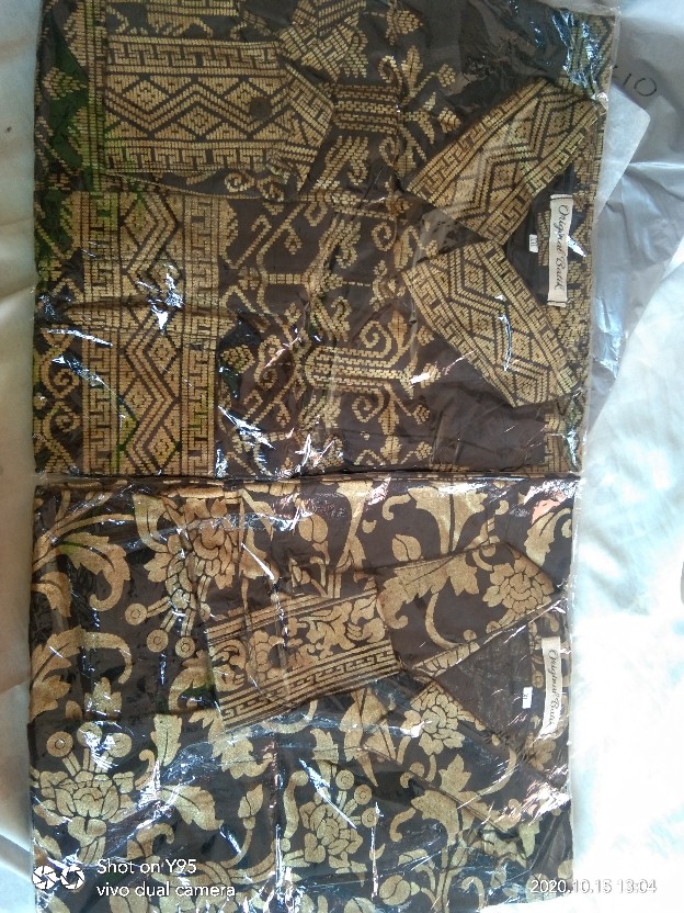 Jumbo Kemeja Batik Pria Anjani Gold Silver Bk Batik Hrb026 Kenongo Kemeja Baju Batik Silver