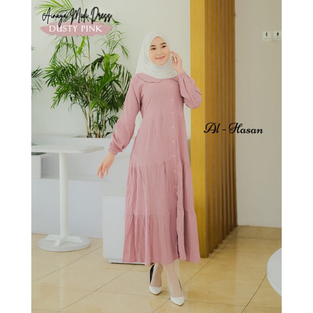 Ainaya Midi Dress By Al Hasan Lady Crush