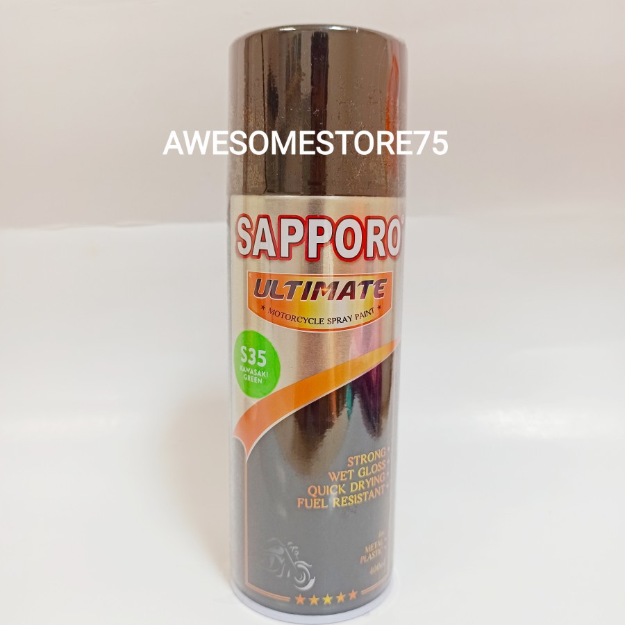 SAPPORO ULTIMATE S35 KAWASAKI GREEN Hijau Cat Semprot Pilox Pylox