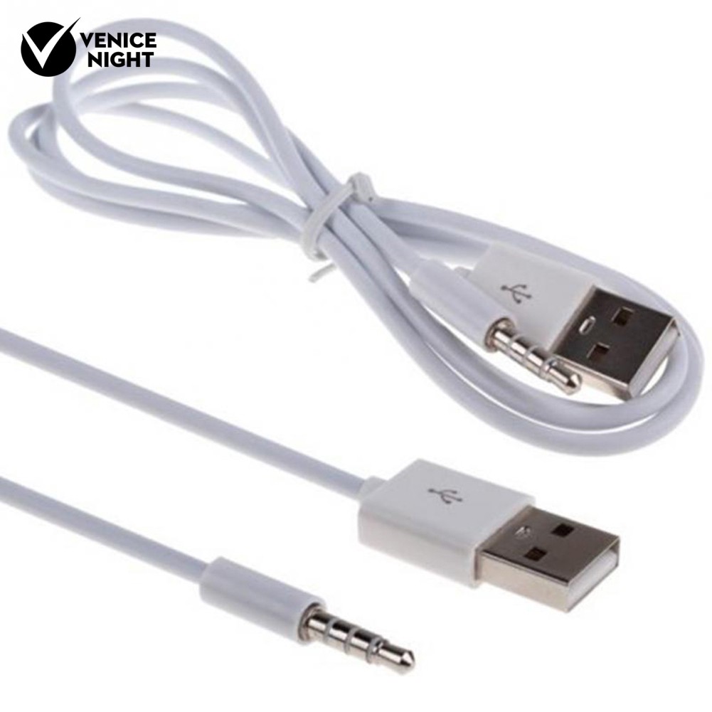 Kabel Audio Portabel 3.5mm USB 2 Aux untuk Mobil vc591