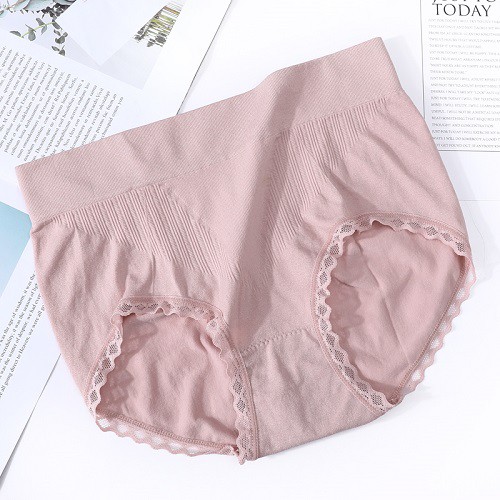 Celana Dalam Garis Panjang ZXY-05 Underwear Frill Design Renda Pants Import Short Wanita Seamless