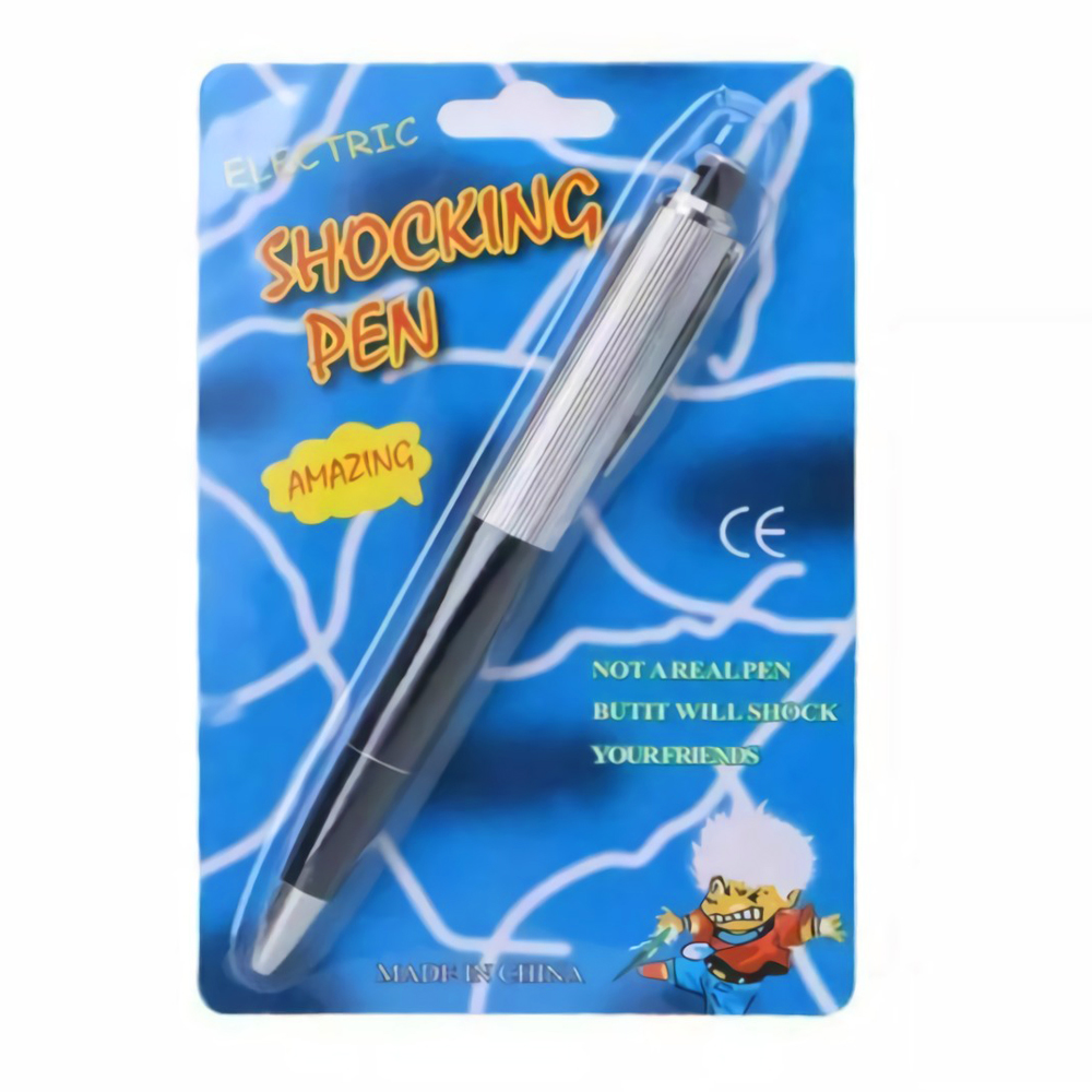 Mainan Setrum Pena Palsu Shocking Pen Pulpen Mainan Prank PS