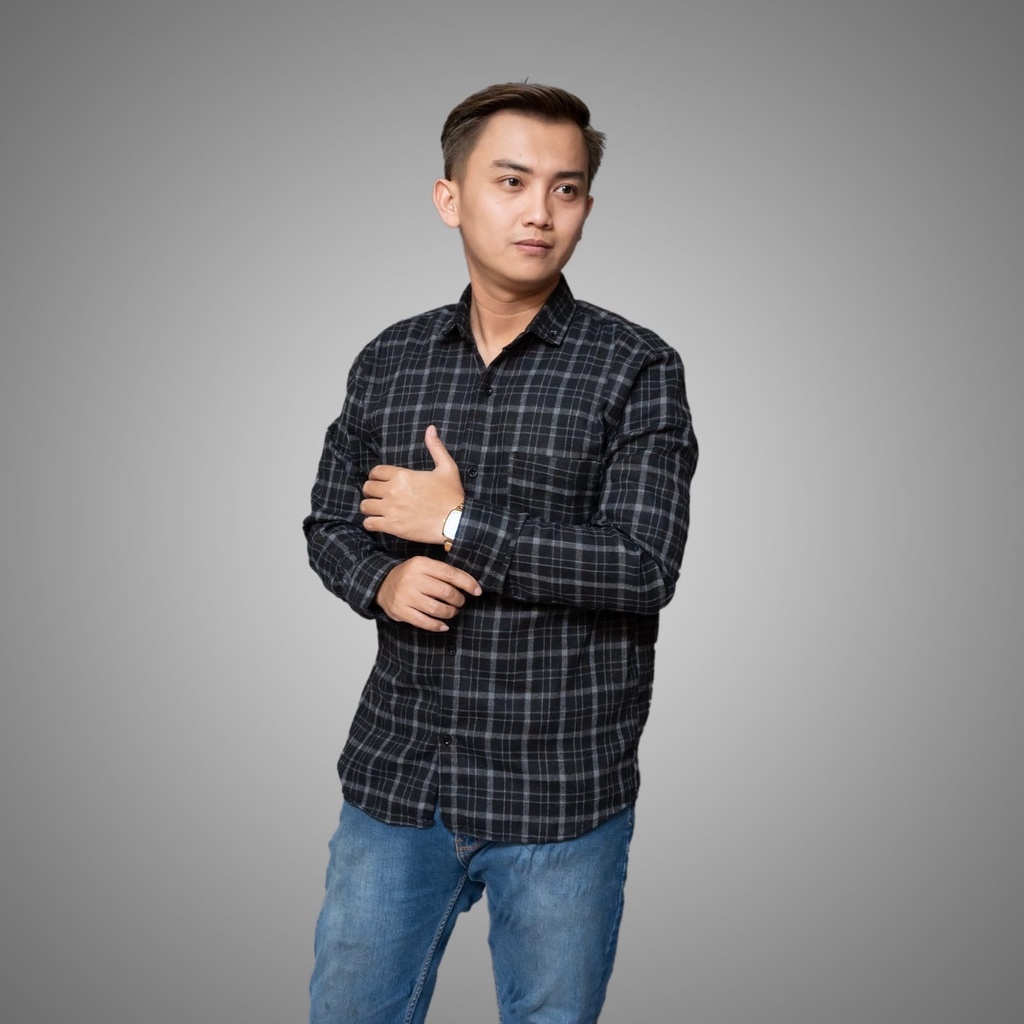 (PREMIUM) KEMEJA FLANEL PRIA / KEMEJA KOTAK /BAJU DISTRO BANDUNG ORIGINAL BULLSHIRT