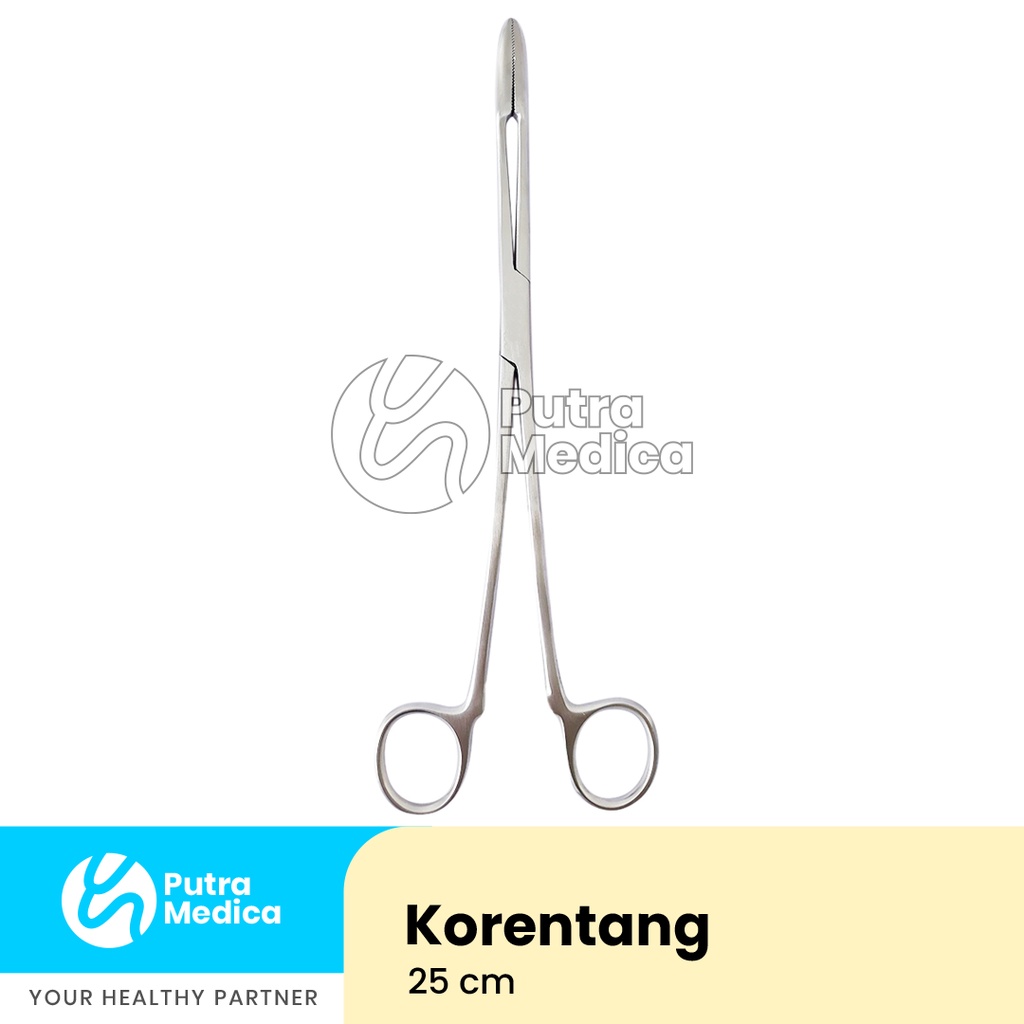 Korentang Stainless / Penjepit Instrument Medis Steril / Mayer Dressing Forceps