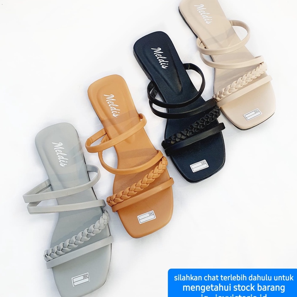 SANDAL SELOP SENDAL FASHION WANITA MURAH SLIP ON / SLOP