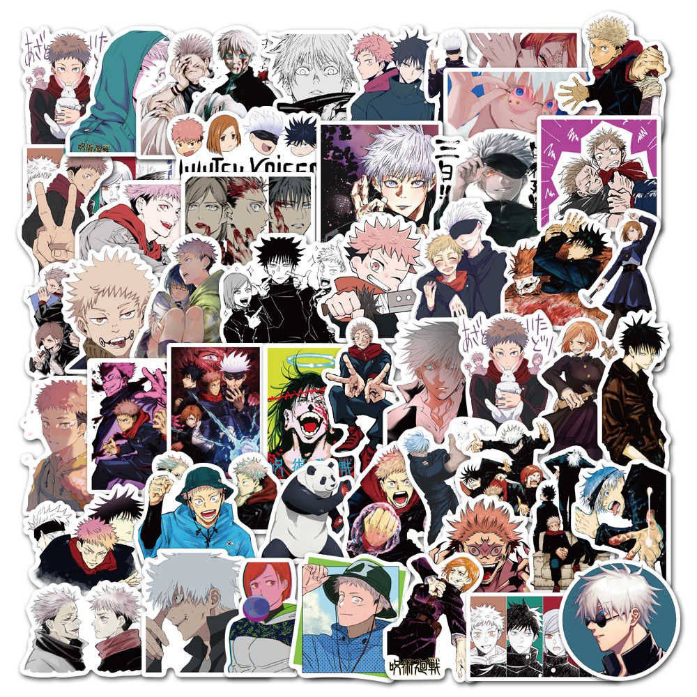 JK001 – Sticker / Stiker Anime Jepang Jujutsu Kaisen