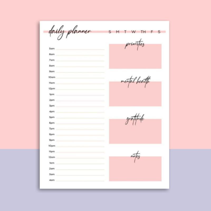 

LOOSE LEAF DAILY PLANNER/ISI BINDER/BUKU BINDER /LOOSE LEAF A5