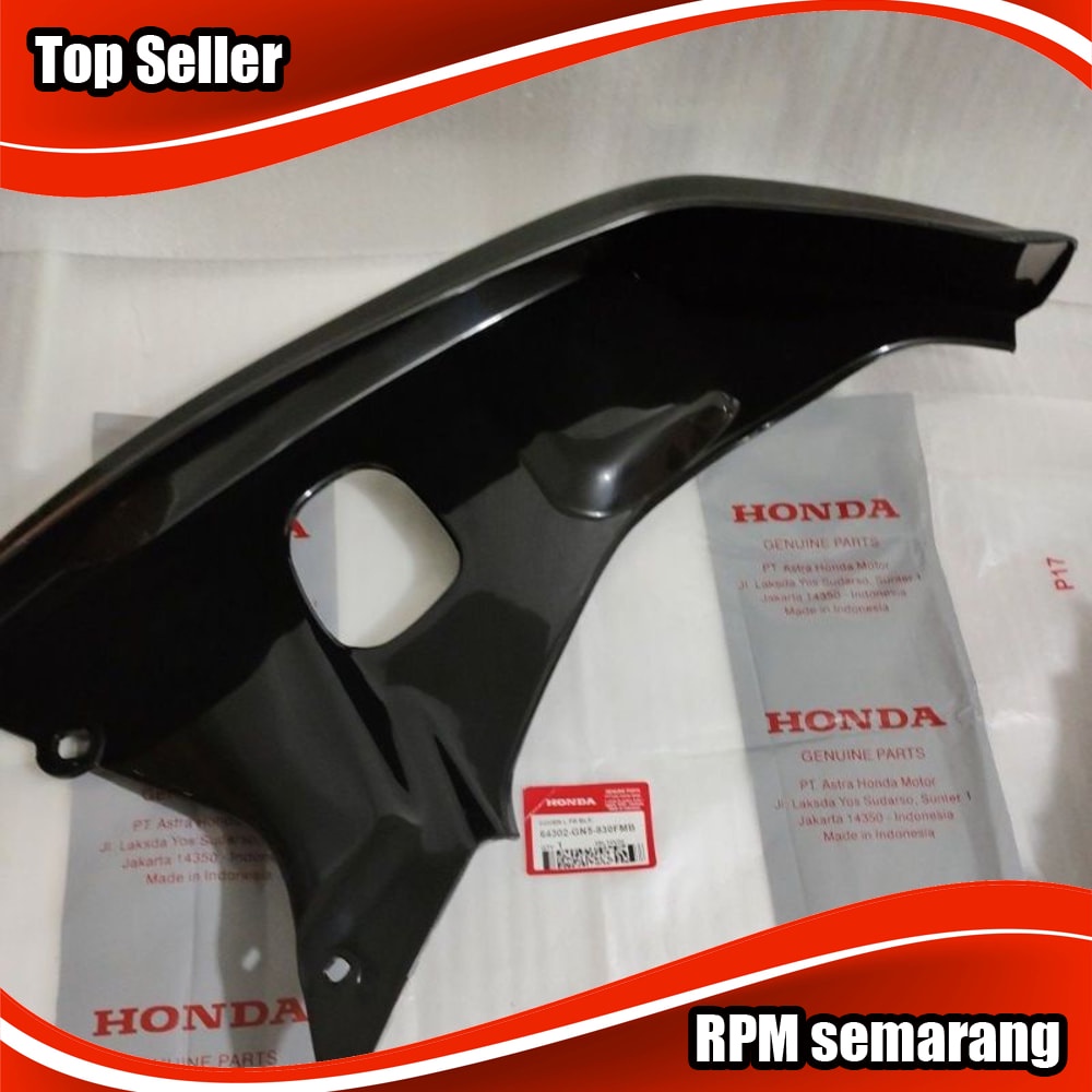 Legshield Sayap Tebeng Luar Kiri Honda astrea Grand - Grand bulus - legenda Astrea Hitam Original