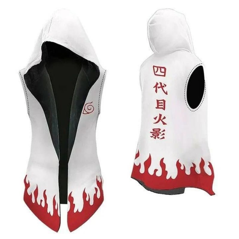 jaket anime naruto hokage yondaime style rompi cosplay