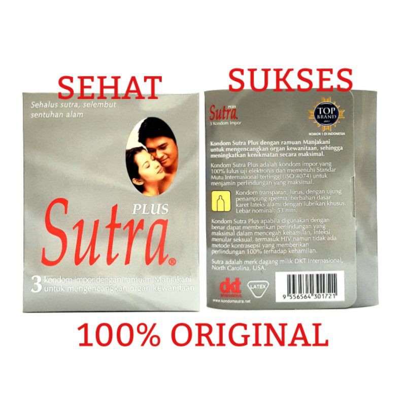 Kondom Sutra Plus - Isi 3 pcs