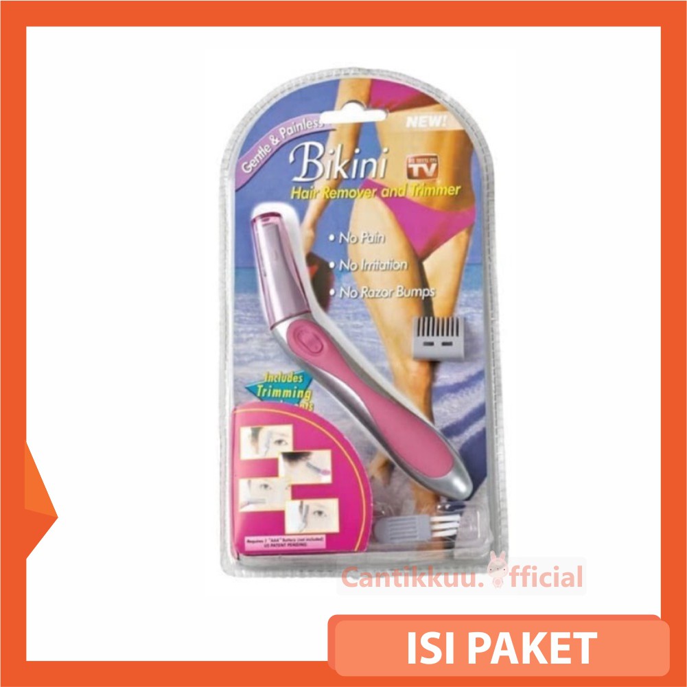 Alat Pencukur Bulu Rambut Kemaluan Alis Ketiak Ketek Kaki Bikini Wanita  Cukur Hair Remover Shaver