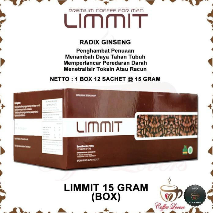 New Arrival - Limmit Coffee 12 Sachet (Box) Free Lighter