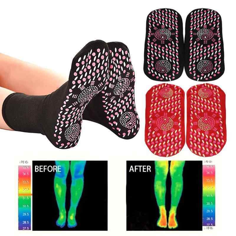 Kaos Kaki Terapi Pemanas Penghangat Pemanas Foot Support Tourmaline Therapy - KKH