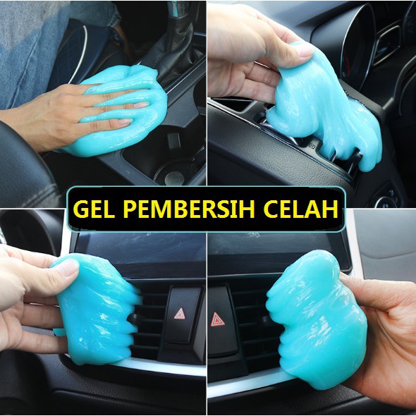 Gel Pembersih Celah Interior Mobil Busa tombak microfiber spons