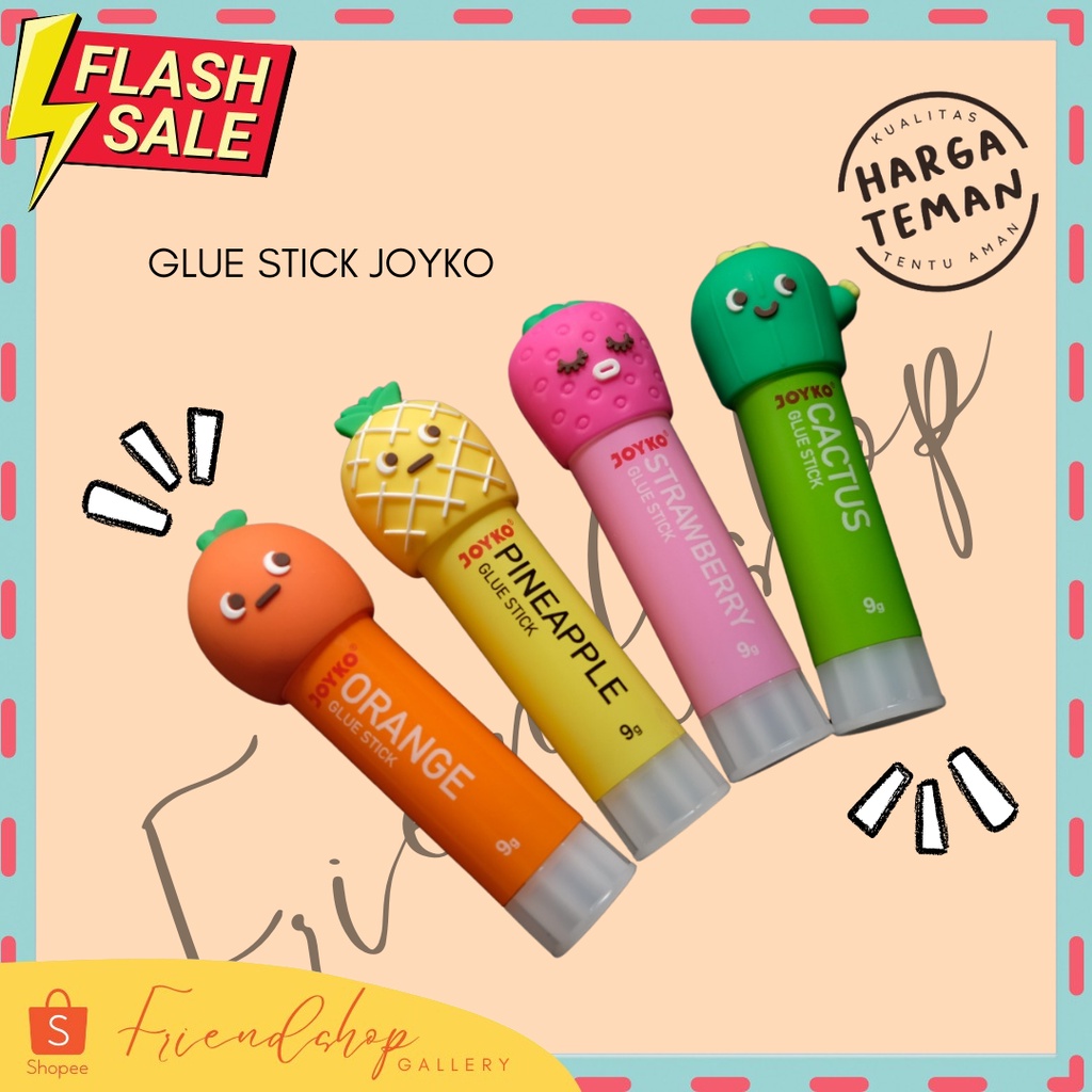 

GLUE STICK MOTIF TUTUP BUAH LEM STICK MERK JOYKO