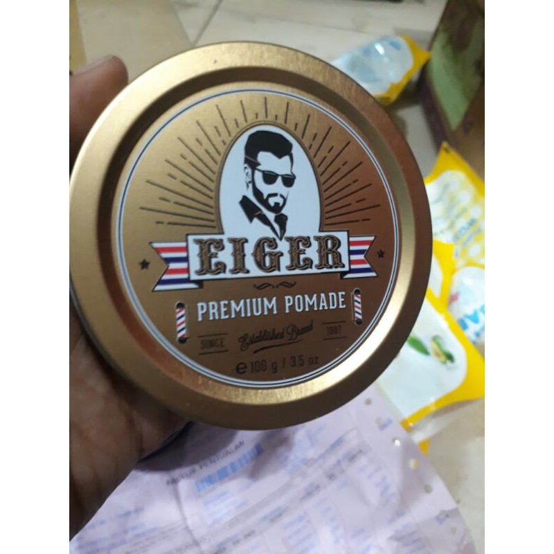 Jual Pomade Minyak Rambut Eiger Premium Pomade 100g 35oz Indonesia Shopee Indonesia