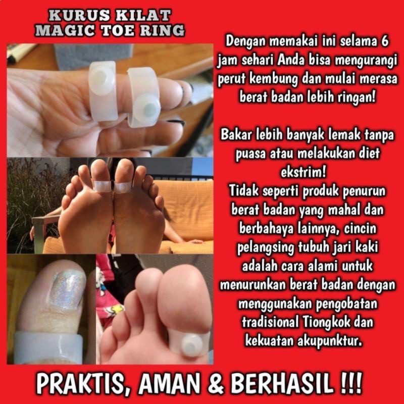 Cincin Ring Jari Pelangsing Badan Obat Diet Herbal Penurun Berat Badan Korset Pembakar Lemak