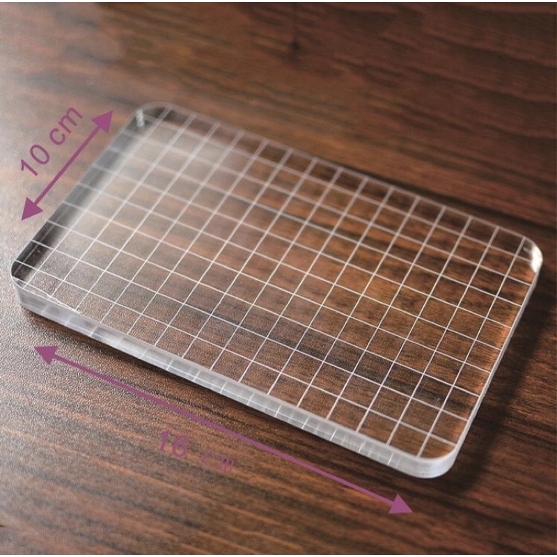 

Milimeter acrylic ukuran pengukur transparan