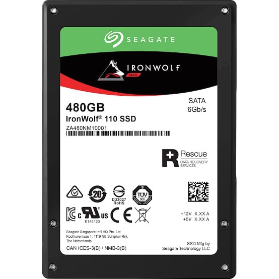 SSD Seagate Ironwolf 480GB