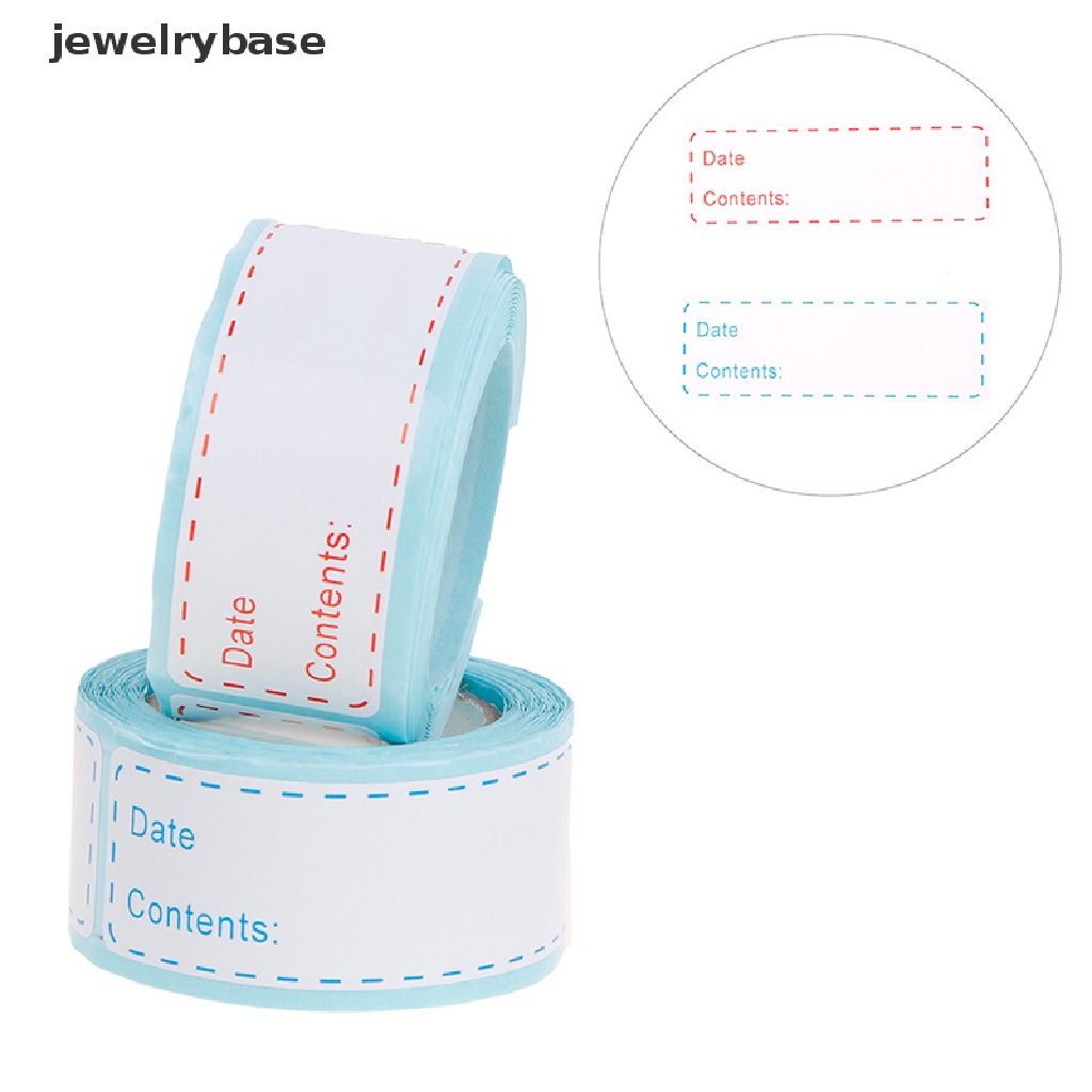 Jewelrybase Stiker Label Tanggal Penyimpanan Makanan Untuk Kulkas