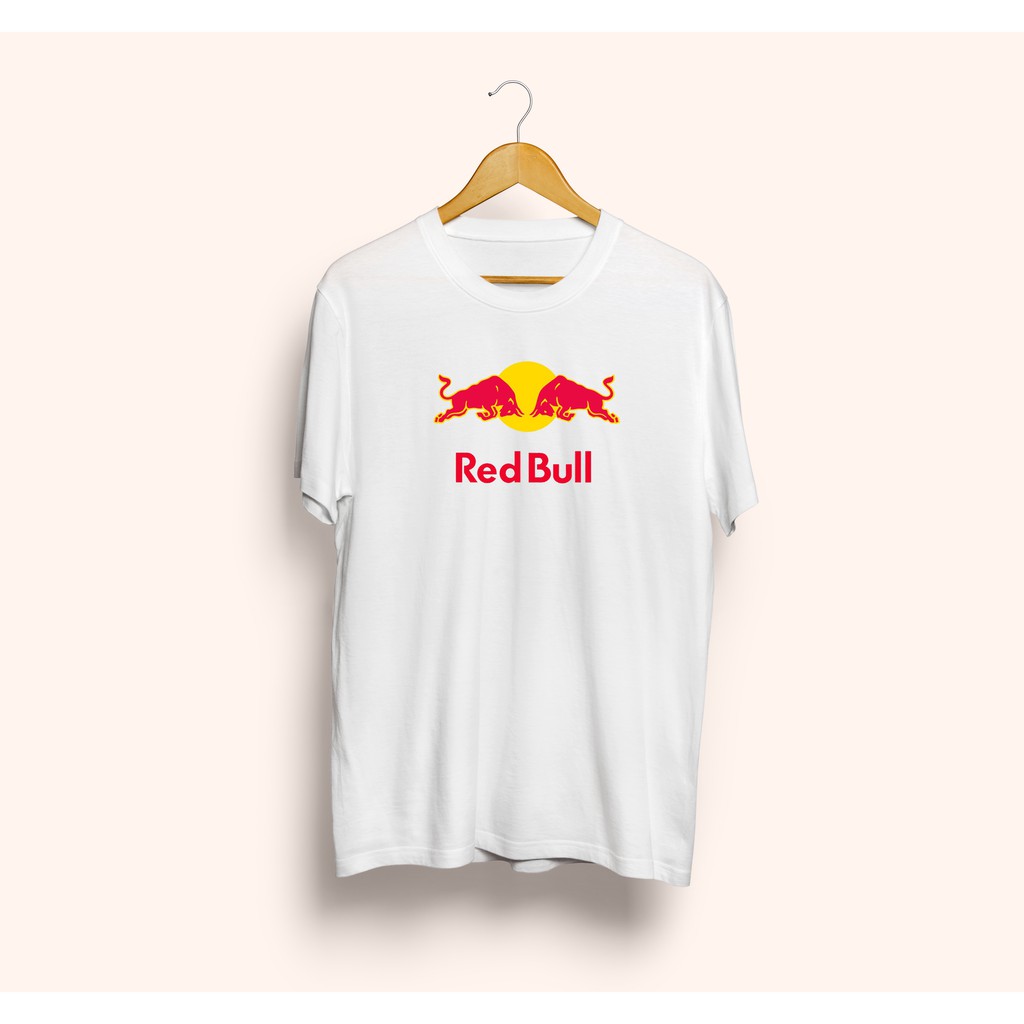 Baju Kaos Red Bull LOGO - Baju Kaos Cotton Combed 30s - Kaos / T-shirt Logo Red Bull