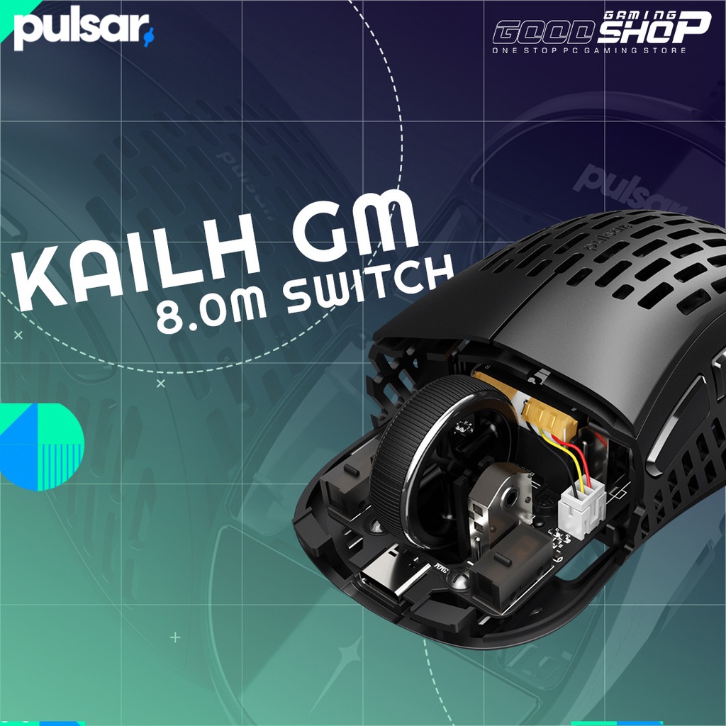 Pulsar XLITE 2.4Ghz Ultralight Ergonomic - Wireless Gaming Mouse
