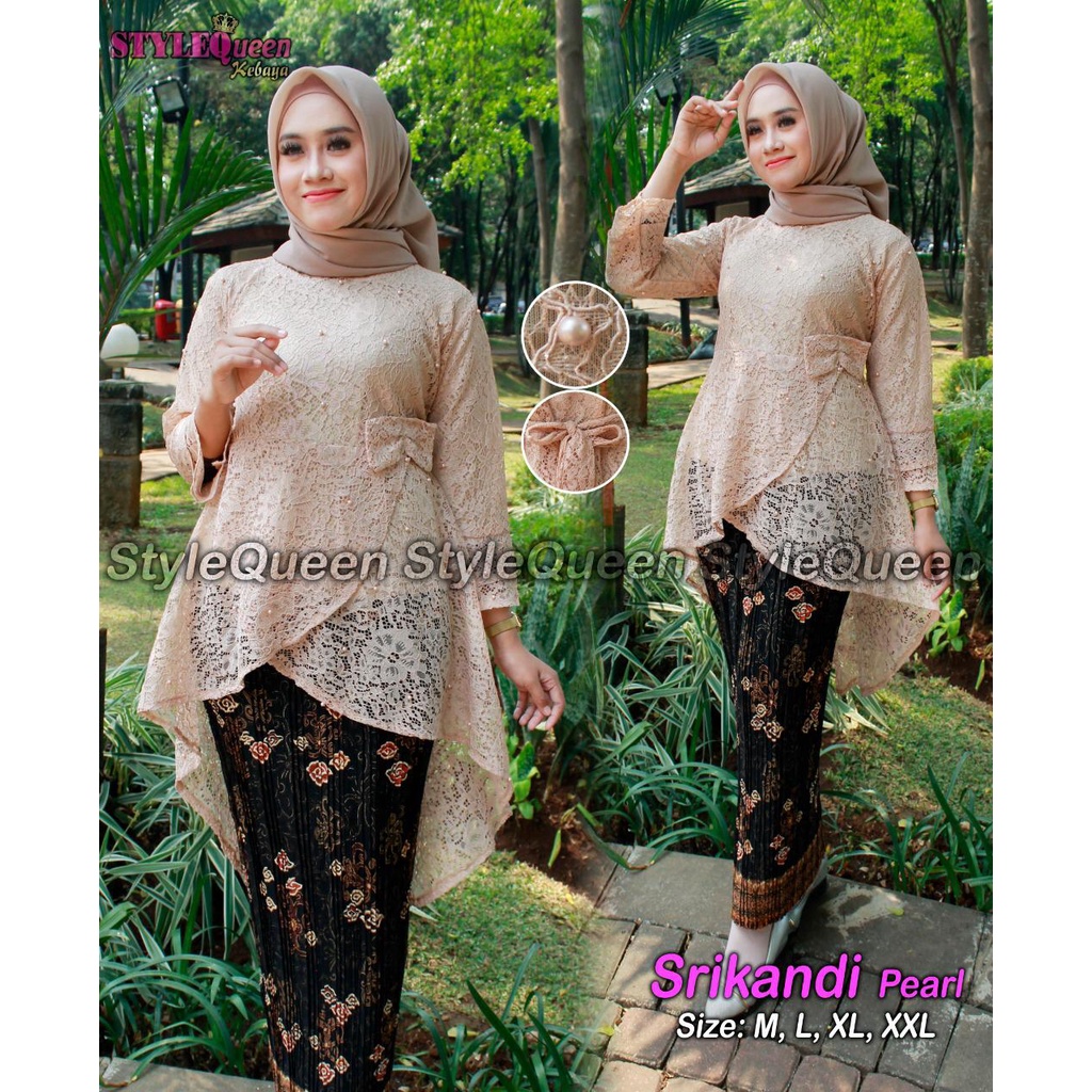 Jual Kebaya Srikandi Kebaya Brokat Atasan Kebaya Pita Samping